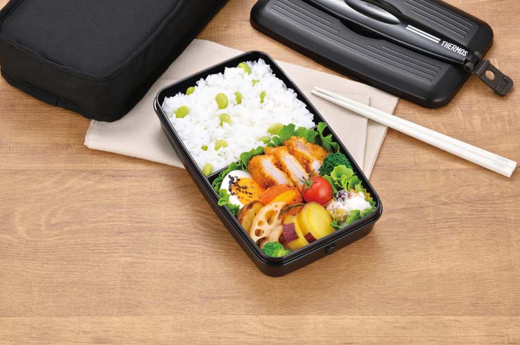 サーモス フレッシュランチボックス 800ml ディープブラック DJB-806