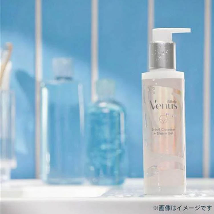 ジレット ヴィーナス VIOヘア＆スキン 2イン1 クレンザー+シェーブ