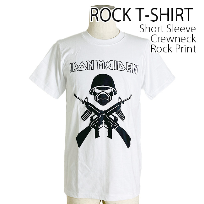 ロックTシャツ バンドTシャツ パンク IRON MAIDEN アイアン メイデン