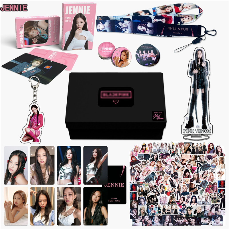 Blackpinkグッズ ギフトボックス フォトカード テープ Born Pink
