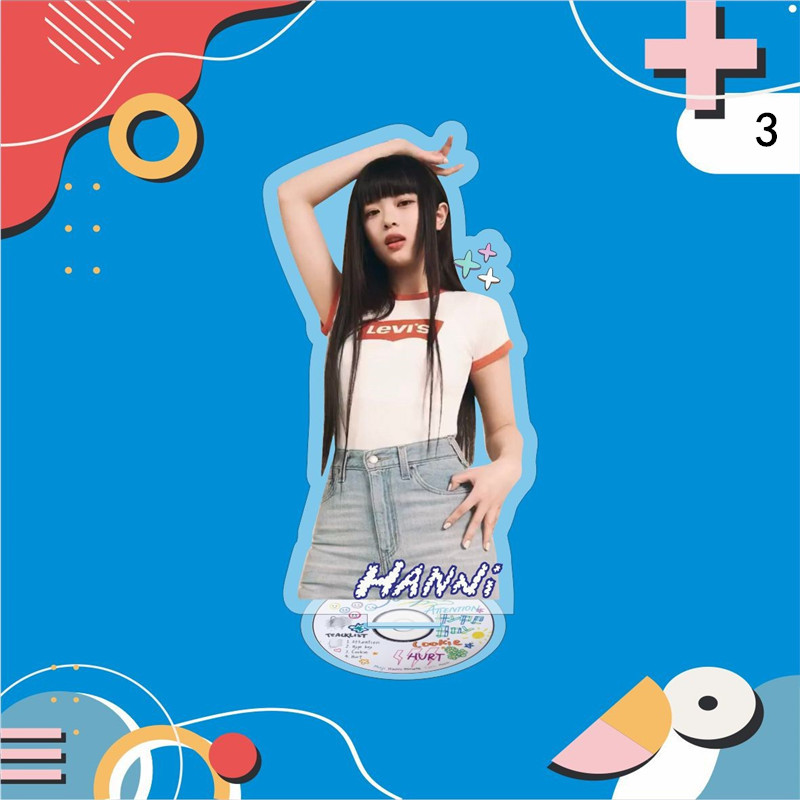 2番目半額 New Jeansグッズ 写真立て 卓上 10cm ニュージーンズ 両面