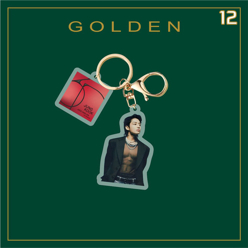 2番目半額 Jung Kookグッズ グク GOLDEN 防弾少年団 BTS バンタン 3D