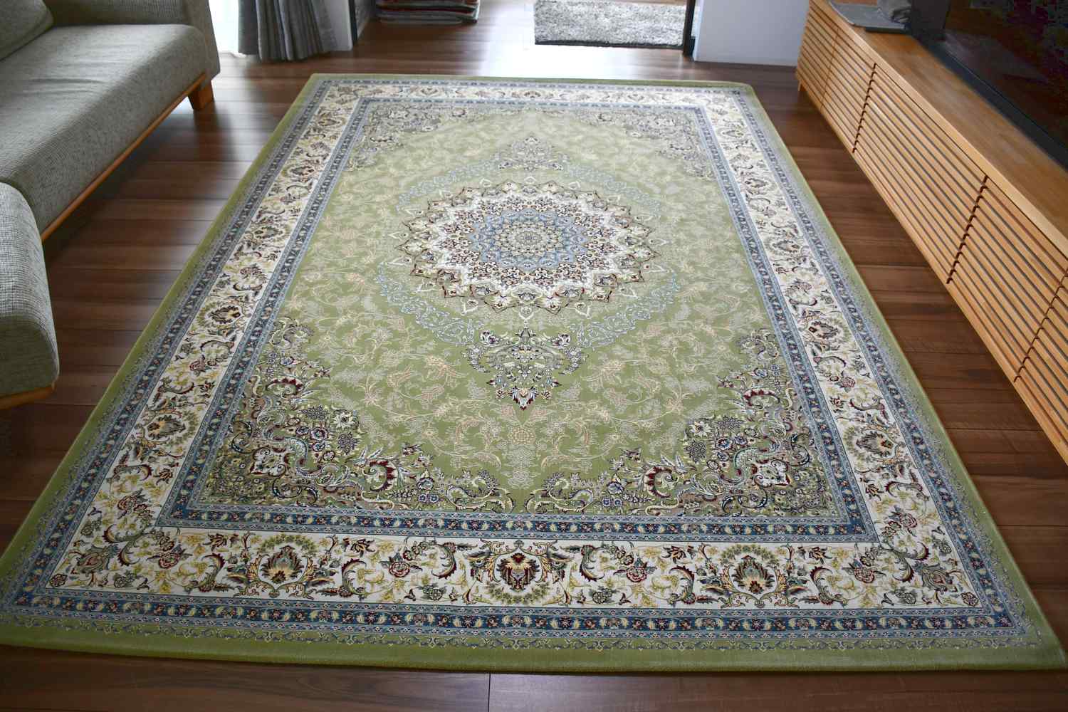 絨毯 ラグ カーペット 4畳 200×290cm おしゃれ 140万ノット 厚手 防炎