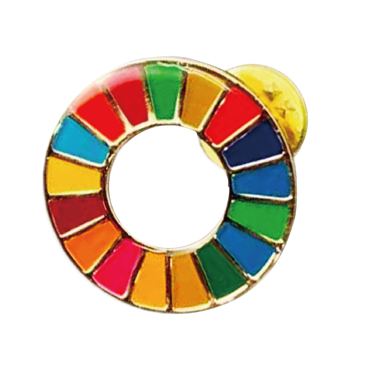 SDGs バッジ ピンバッジ 10個 ゴールド シルバー sdgsバッジ 小さい