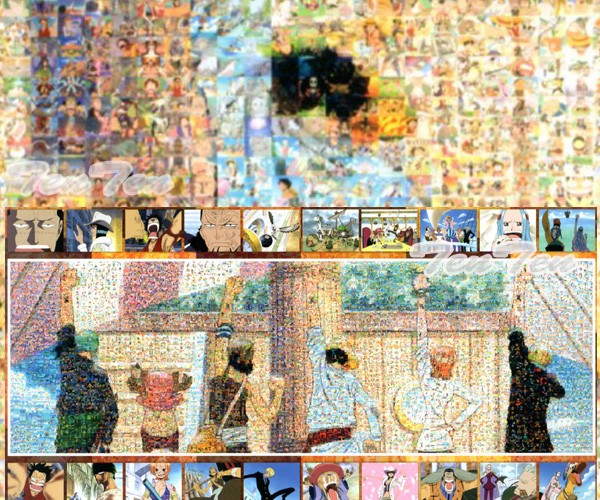 エンスカイ ワンピース ジグソーパズル ワンピース モザイクアート