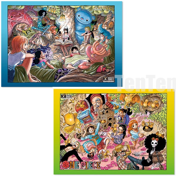 ワンピース グッズ ワンピース展グッズ 限定下敷き 2枚セット 麦わらの