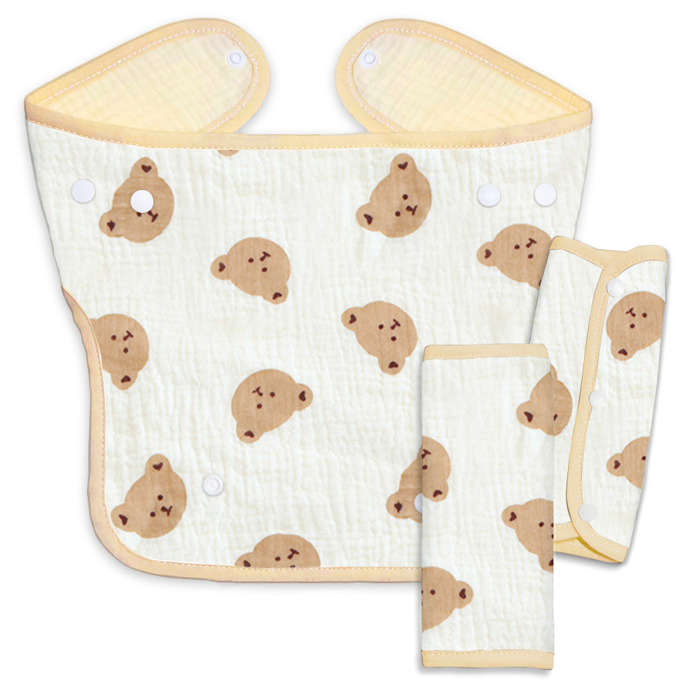 PureHug 抱っこ紐 よだれカバー スタイ よだれかけ 抱っこひも カバー