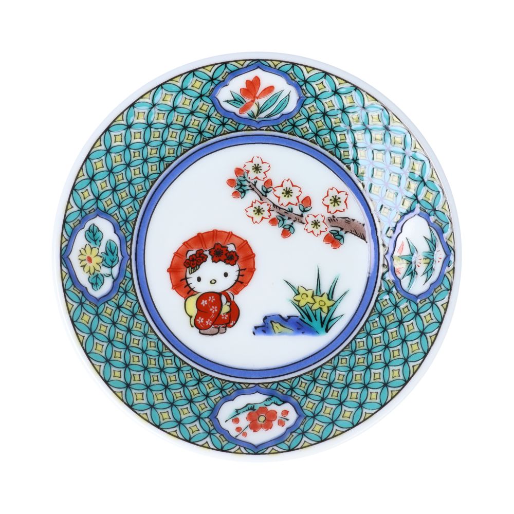 九谷焼 【再入荷】 ハローキティ豆皿 【5柄から選べる】9.5cm 豆皿 和