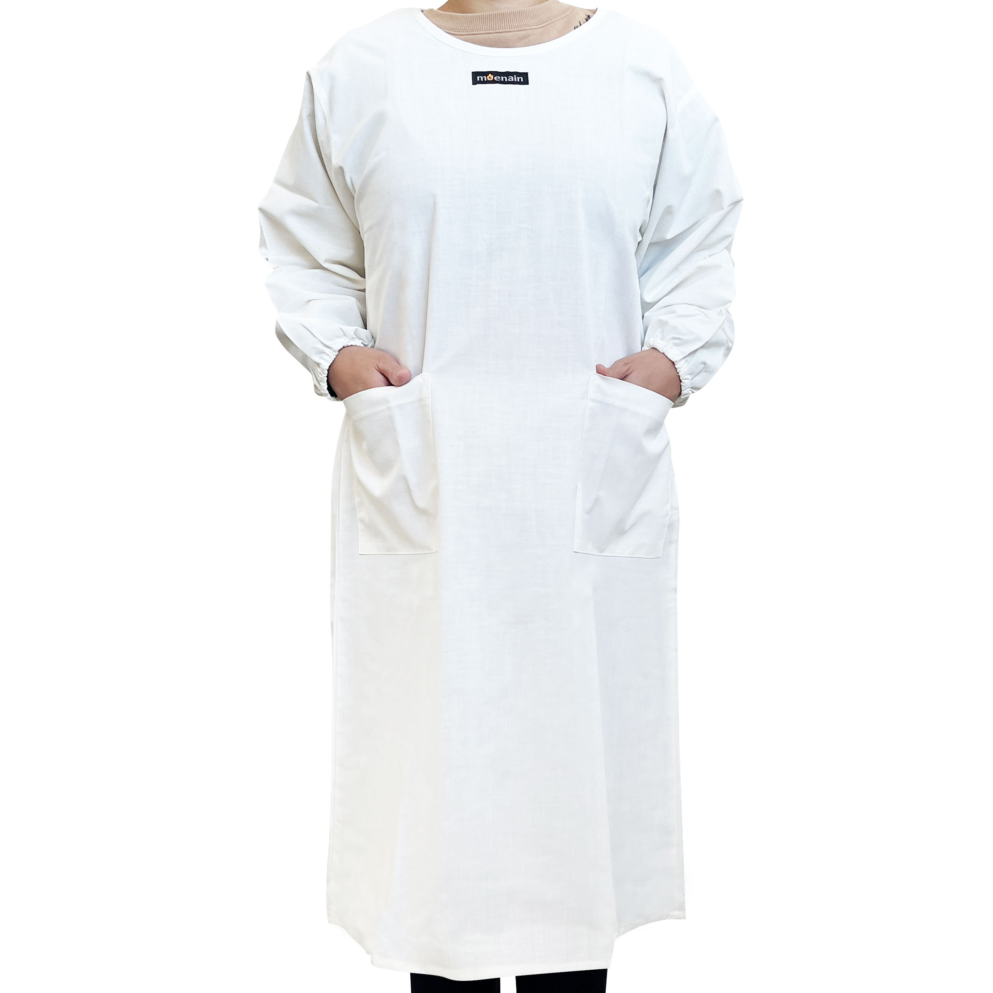 moenain 防炎 母の日 割烹着 日本製 おしゃれ かわいい 保育士