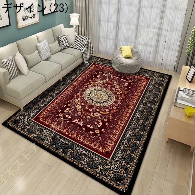 ラグ ラグマット オリエンタル柄 カーペット ペルシャ絨毯風 おしゃれ