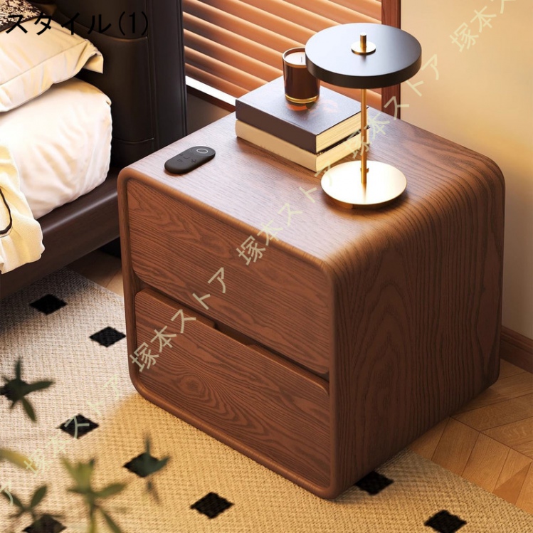 ベッドサイドテーブル ナイトテーブルサイドチェスト ベッド横ベット