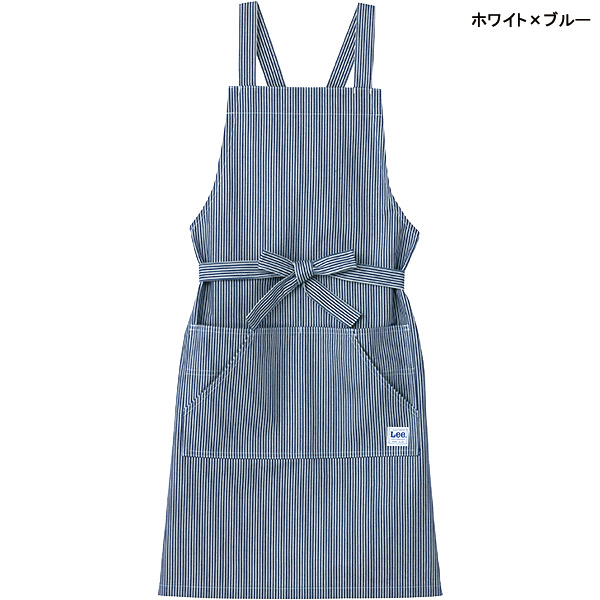 Lee（リー） Lee胸当てエプロン LCK79003 ストレッチデニム/ヒッコリー