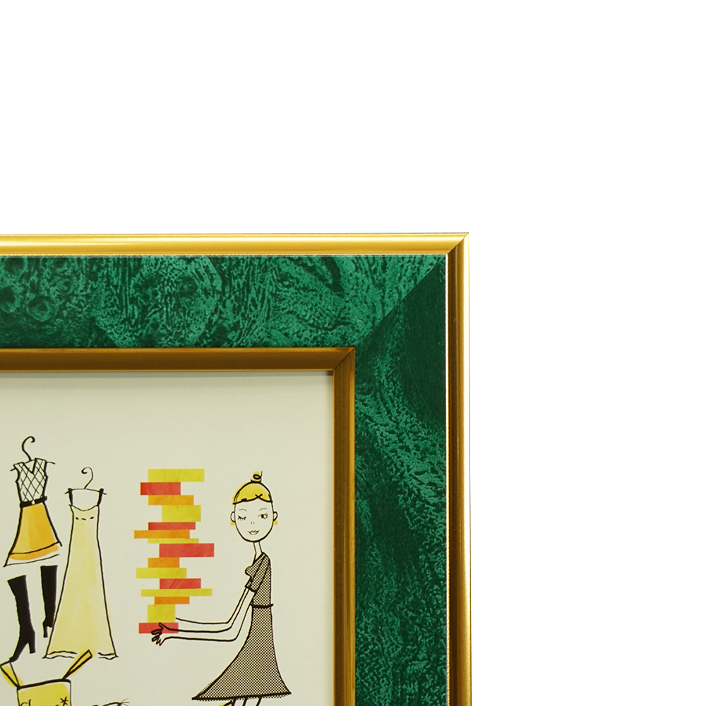 万丈（VANJOH） ツインフレーム クラシック 2面 L判・2L判 大理石調