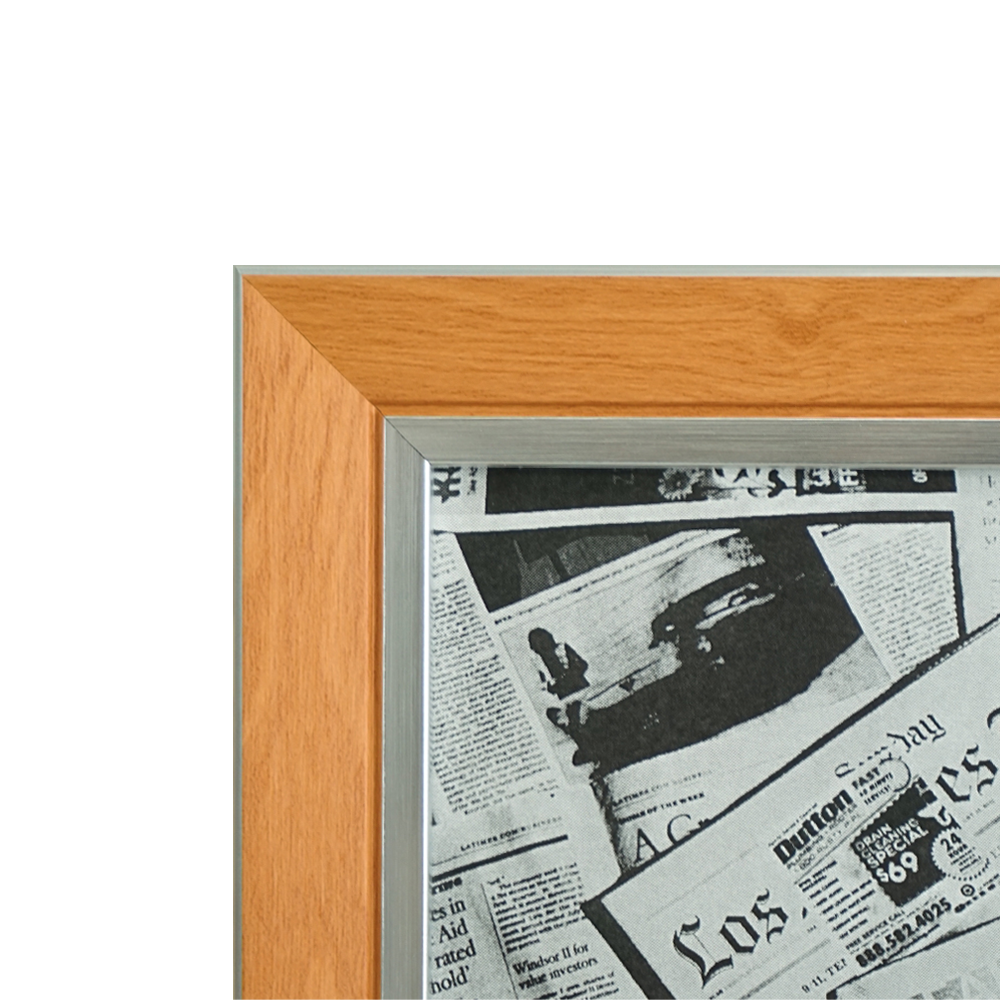 万丈（VANJOH） A4/B5兼用 フォトフレーム クラシック 木目調 写真立て