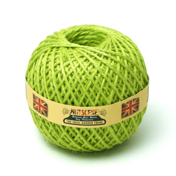 麻ひも カラー ボール ジュート 全18色 約130m ナッツシーン 麻紐 園芸