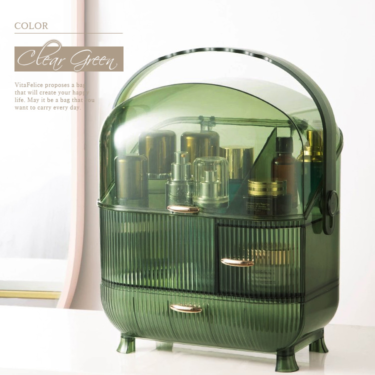 VitaFelice（ヴィータフェリーチェ） メイクボックス 持ち運び 大容量