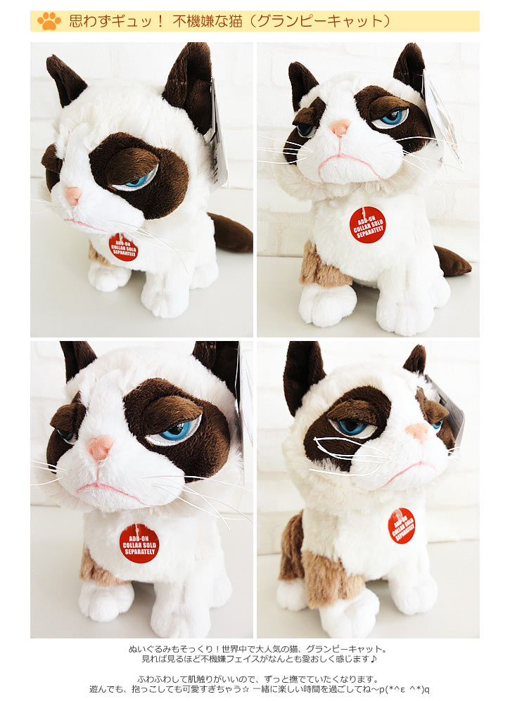 ぬいぐるみ グランピーキャットをセットに追加する※本商品だけの注文