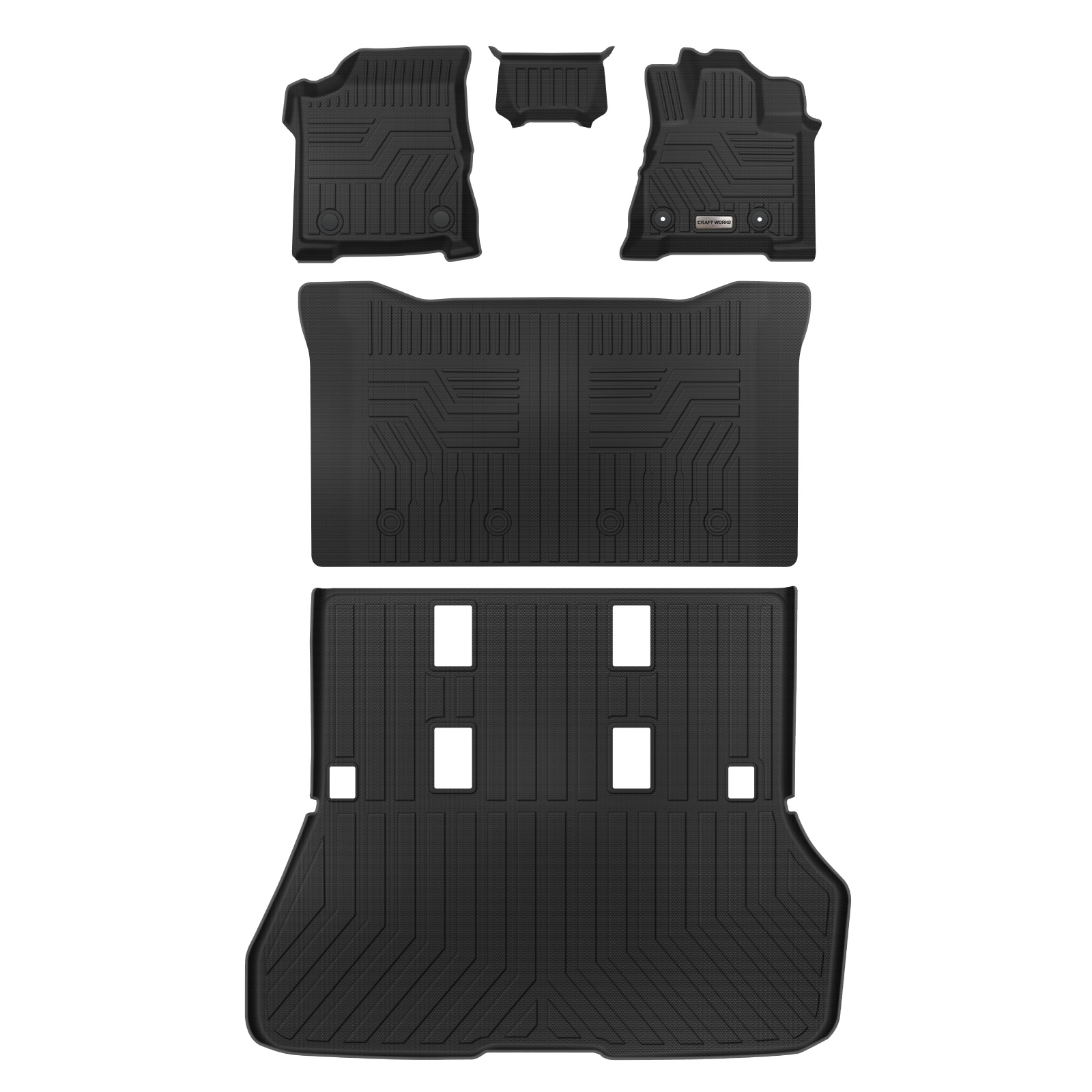 セレナ 新型 C28 フロアマット ラゲッジマット 3D 上段 フロア マット