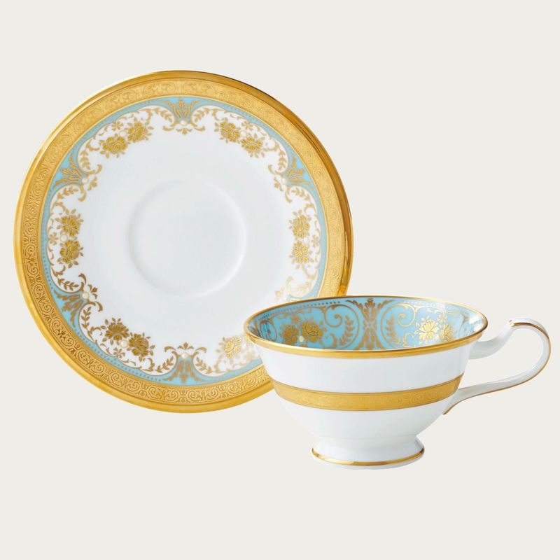 ノリタケ Noritake ジョージアンターコイズ ティー・コーヒー碗皿
