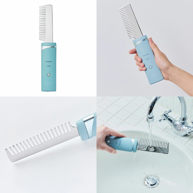 特典付き icoelle イコエル超音波リペアコーム ヘアケア 櫛 くし