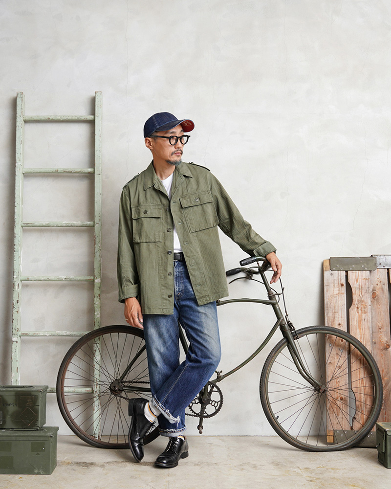 MILITARY（ミリタリー） 実物 USED オランダ軍 HBT（ヘリンボーン