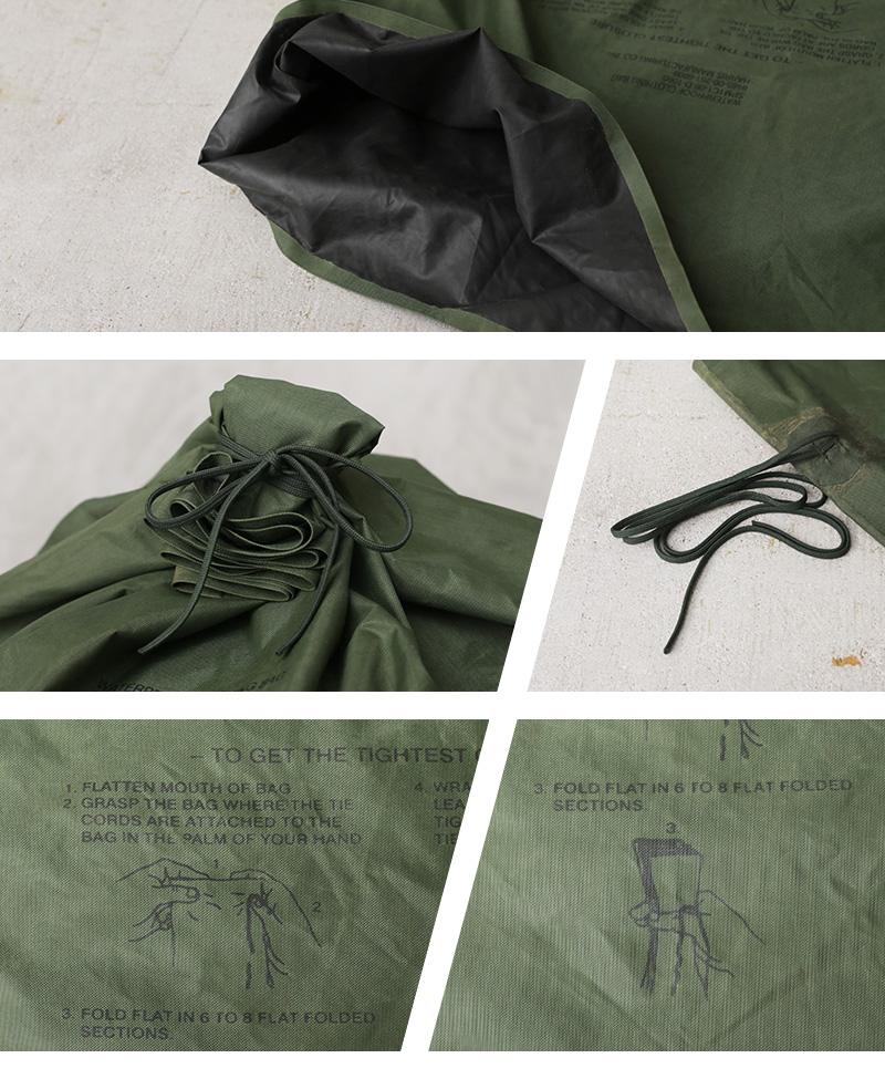 MILITARY（ミリタリー） 実物 USED 米軍 WATERPROOF CLOTHING BAG