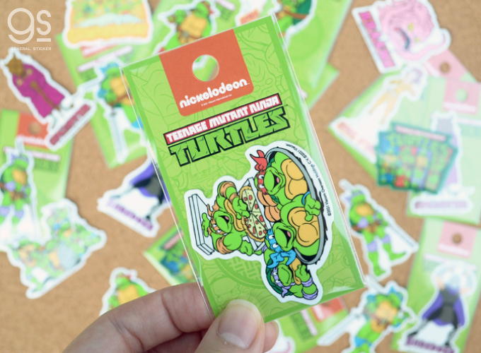 全12種セット ミュータント・タートルズ ミニ キャラクターステッカー