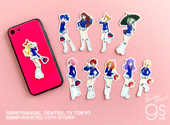 アイカツ！ ダイカットステッカー 星宮いちご 制服 アイドル アニメ