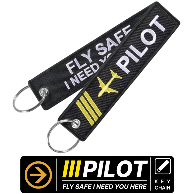 PILOT パイロット FLY SAFE I NEED YOU HERE フライトタグ カラー