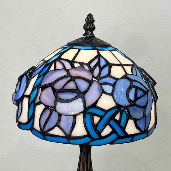 ステンドランプ 立体の薔薇 BL ランプ ステンドガラス スタンド照明