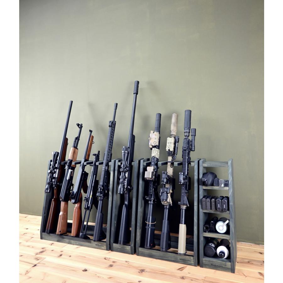WOODWORKS マガジン ( 弾倉 ) ラック 木製 日本製 【 ガンラック