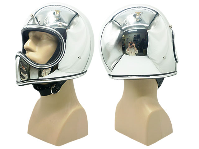 No Budz/ノーバッズ】「Burst Helmet”Chrome Cross”/バースト