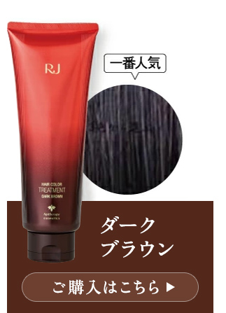 山田養蜂場 RJヘアカラートリートメント ダークブラウン 210g 白髪染め