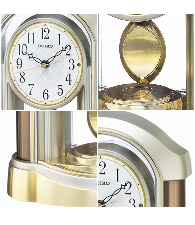 電波時計 セイコー 置時計 新築祝い アナログ 振り子時計 置き時計