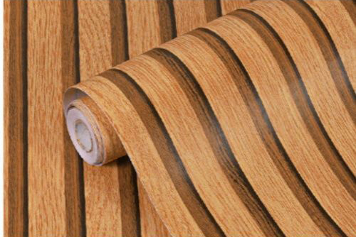 壁紙シール 木目シート スラットウォール リメイクシート 45cm×10m