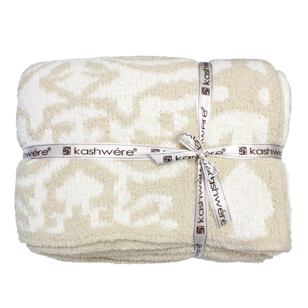 Kashwere（カシウエア） 並行輸入品 DAMASK BLANKET ダマスカス