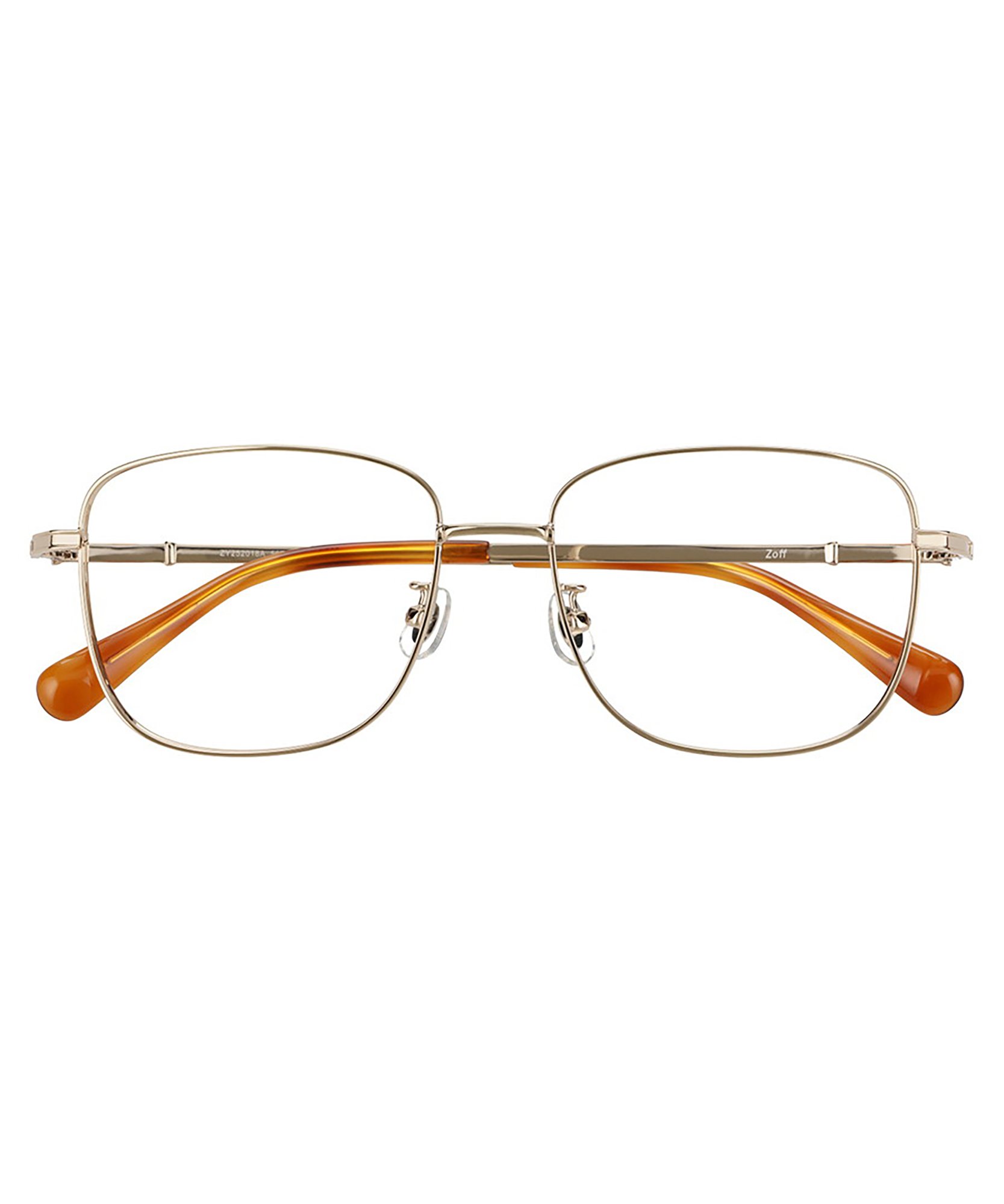 Zoff（ゾフ） メガネ｜四角 メタルフレーム グランパコア伊達メガネ 度