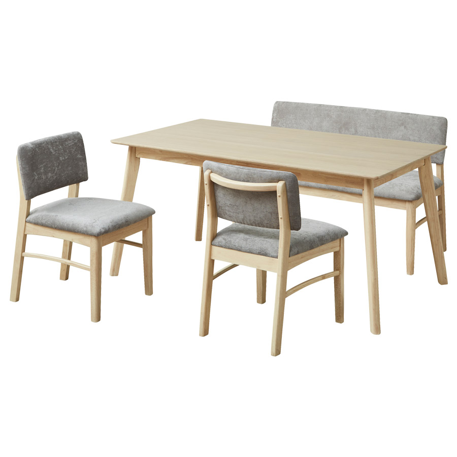 ダイニングテーブルセット 4人 ベンチ ダイニングセット 4人用 150 4点