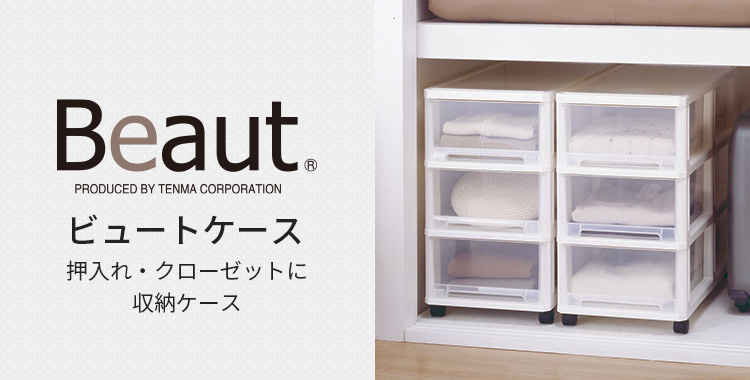 天馬 収納ケース 衣装ケース ビュートケース 3段 : テンマ フィッツ