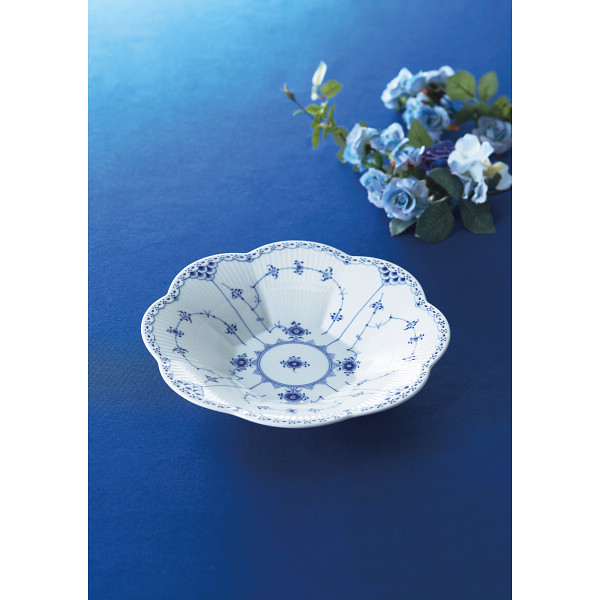 ロイヤルコペンハーゲン ブルーフルーテッド ハーフレース