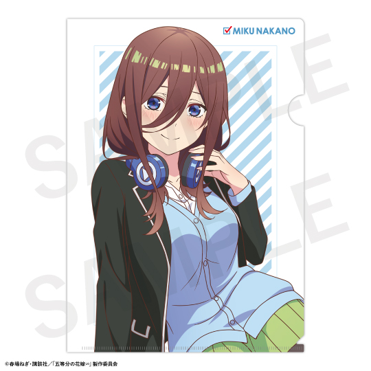 五等分の花嫁∽ クリアファイル中野三玖 | 五等分の花嫁∽ | シャフト