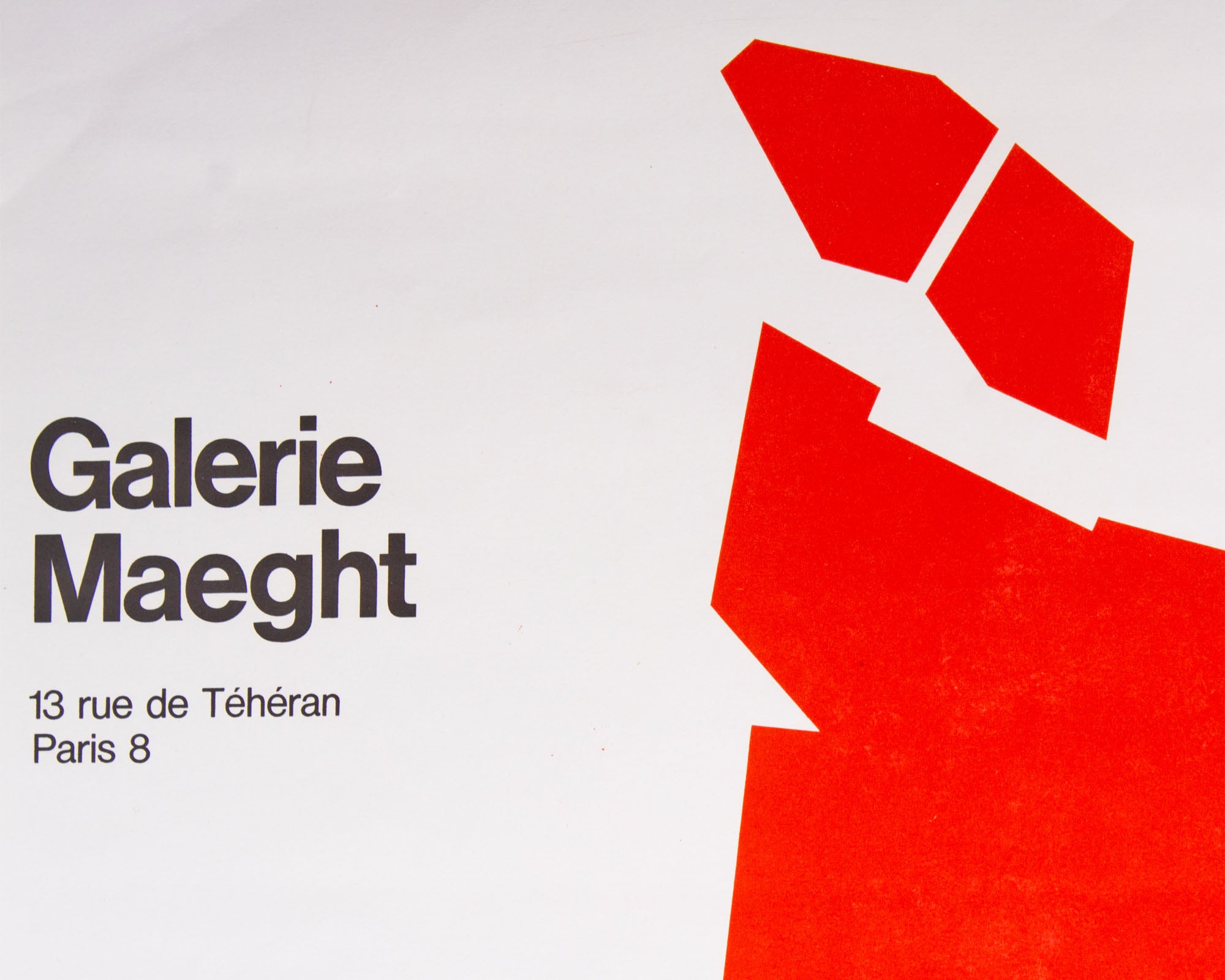 Galerie Maeght 1970 Pablo Palazuelo Lithograph Poster – Sheafer +