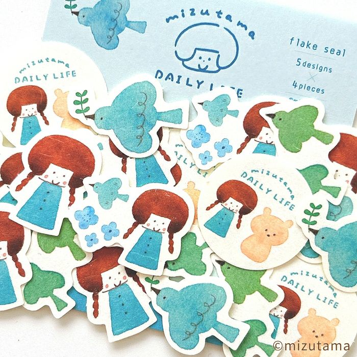 和紙ﾌﾚｰｸｼｰﾙ きれいな小鳥 DAILY LIFE | 古川紙工公式オンラインショップ