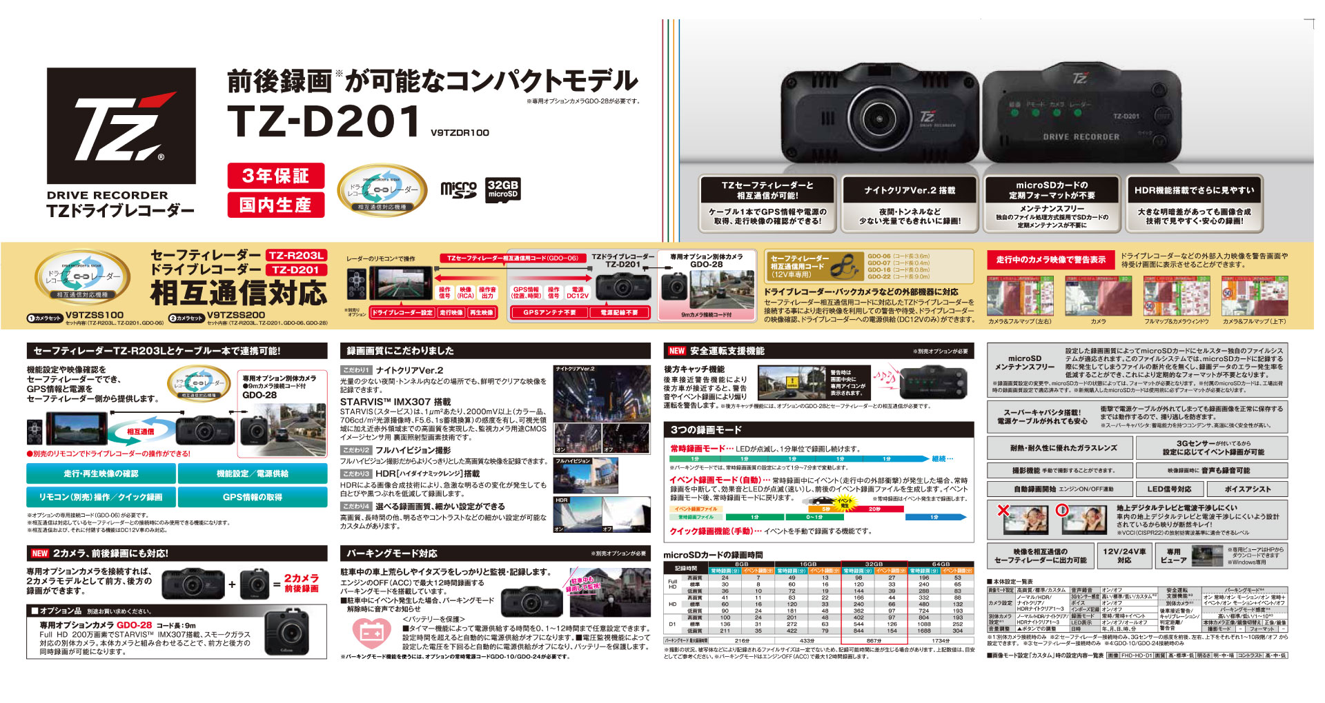 TZ-D201カタログ | トヨタカローラ滋賀