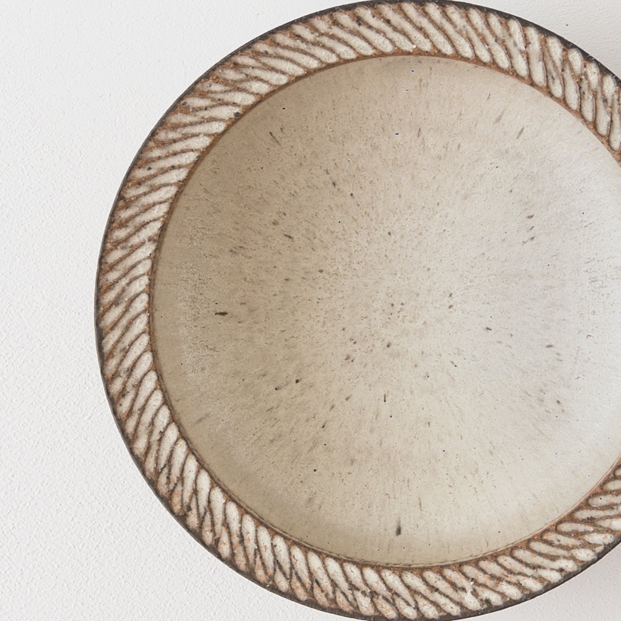 作家 山本雅則 しのぎ カレー皿 白｜和食器通販 四季折折 – 四季折折