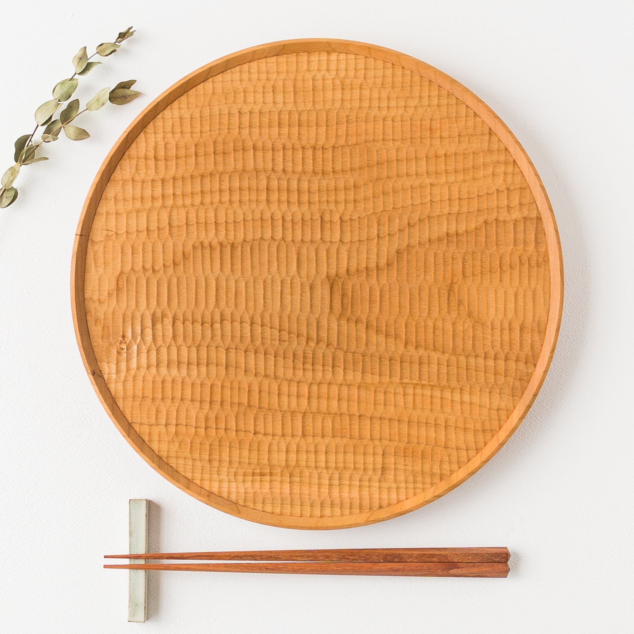 高塚和則 木工房玄 ひとり膳 丸 さくら｜作家もののうつわ通販 四季折