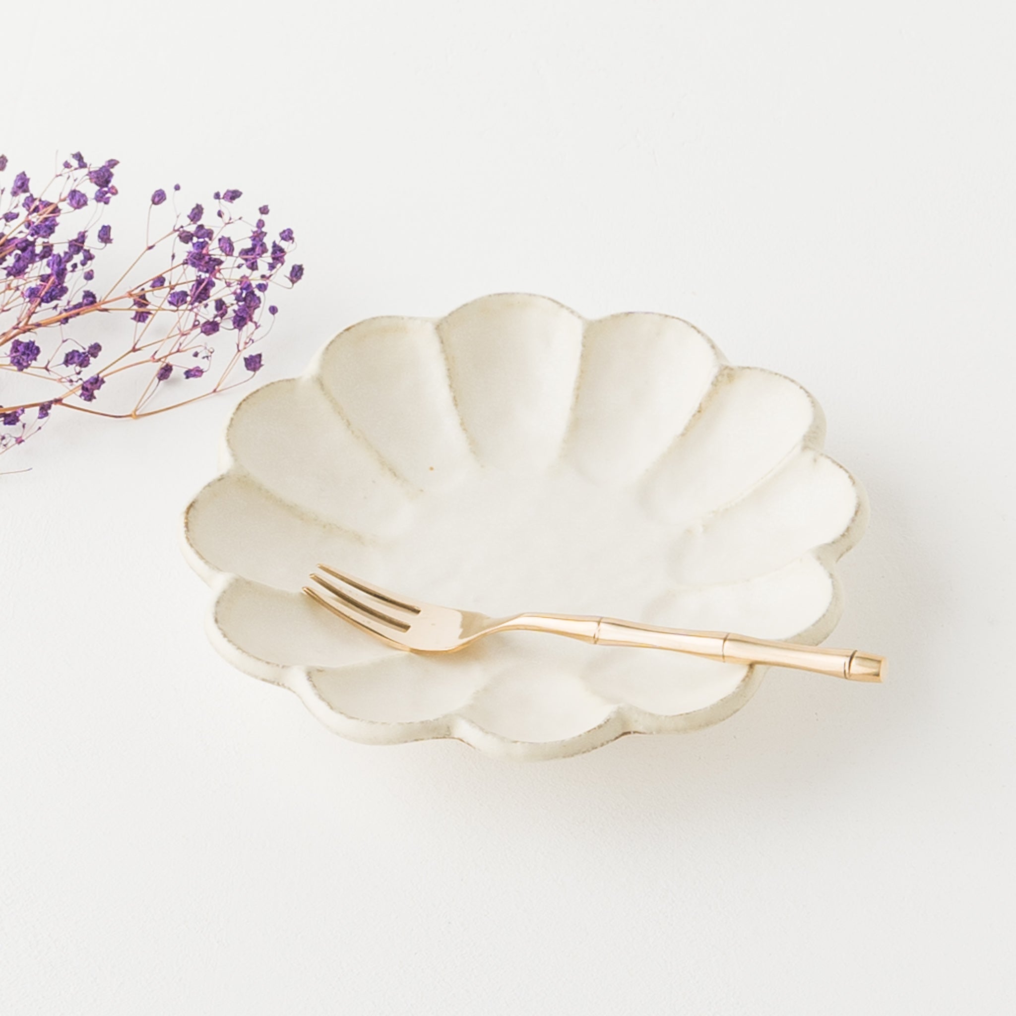 美濃焼 カネコ小兵製陶所 白練 リンカ 17プレート｜和食器通販 四季折