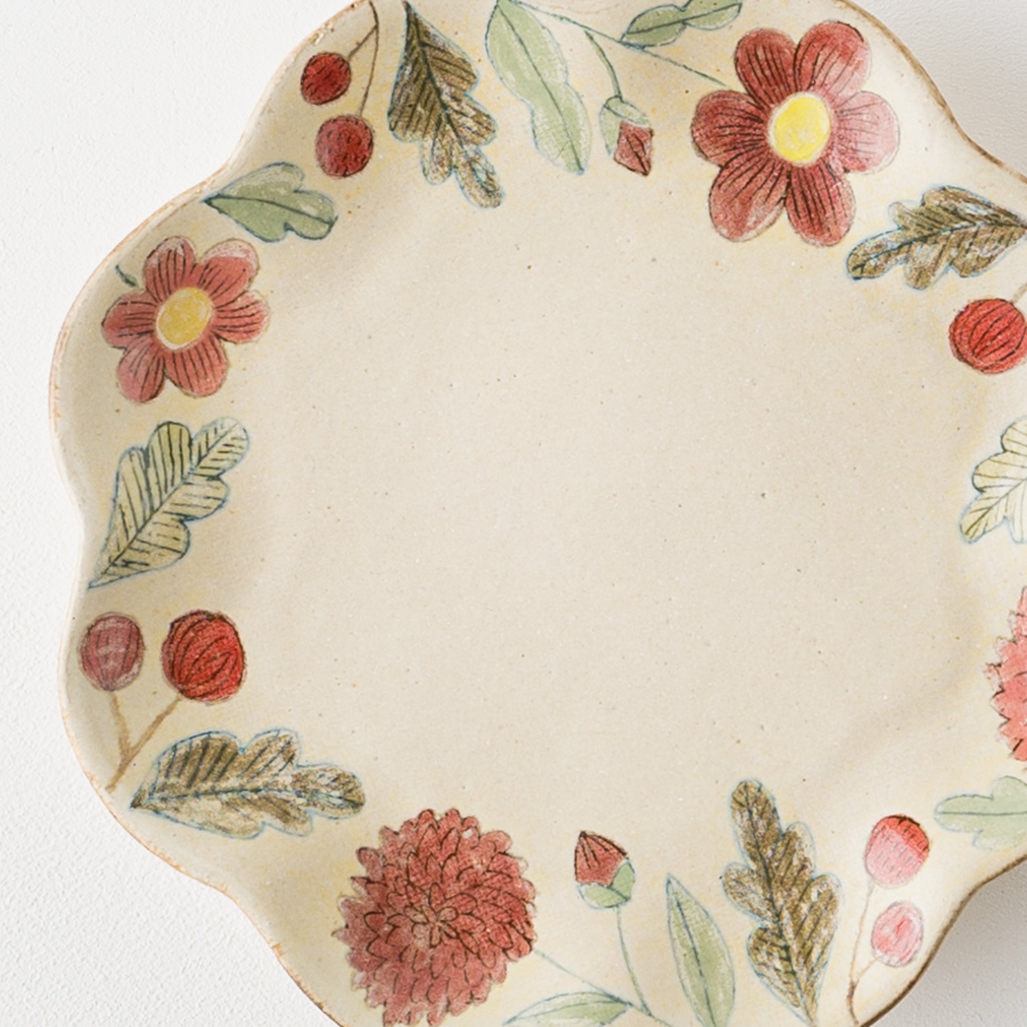 作家 森野奈津子 花模様 花型皿｜和食器通販 四季折折 – 四季折折