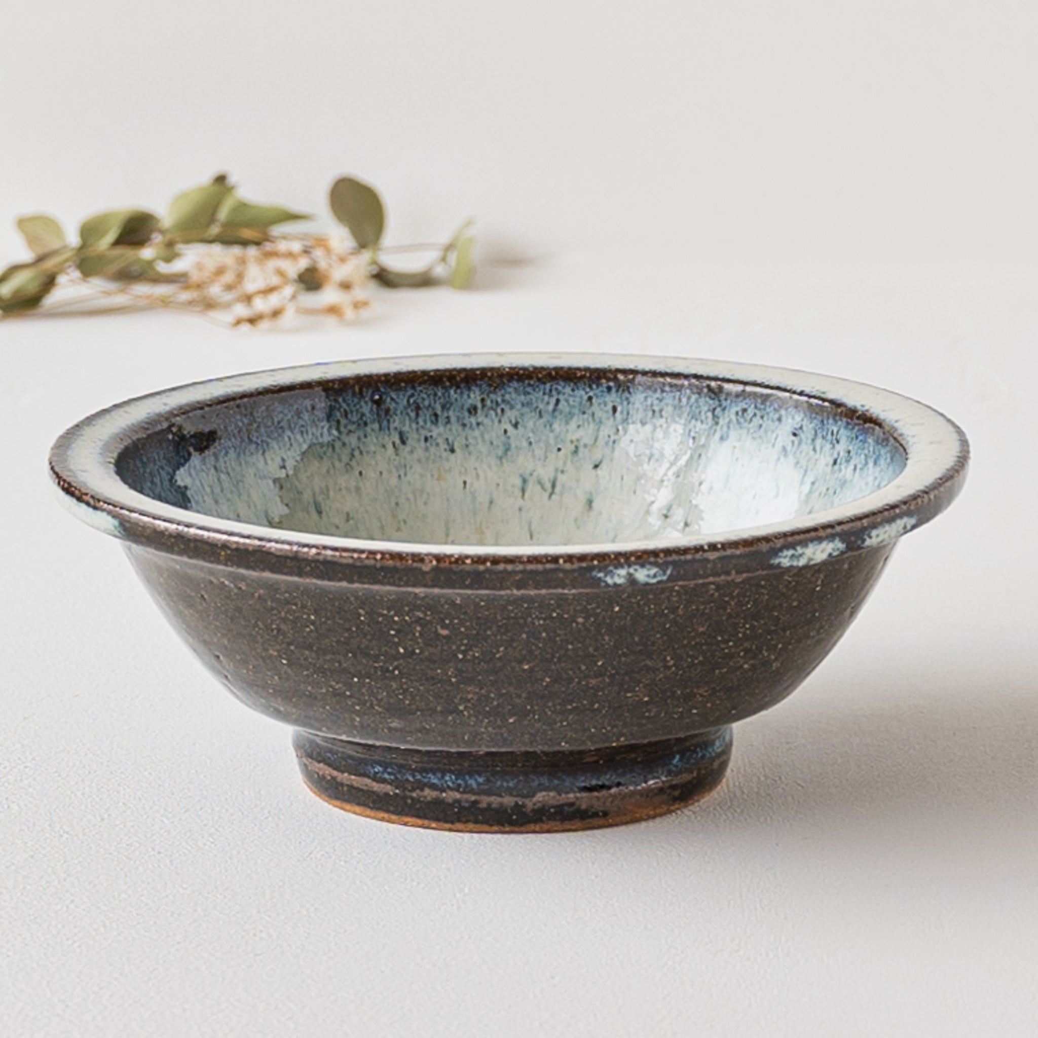 小代焼 ふもと窯 フチあり鉢 6寸｜和食器通販 四季折折 – 四季折折