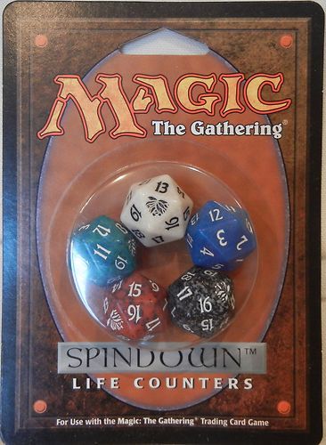 Black Lotus スピンダウン ライフカウンター (20面ダイス) 5個組セット